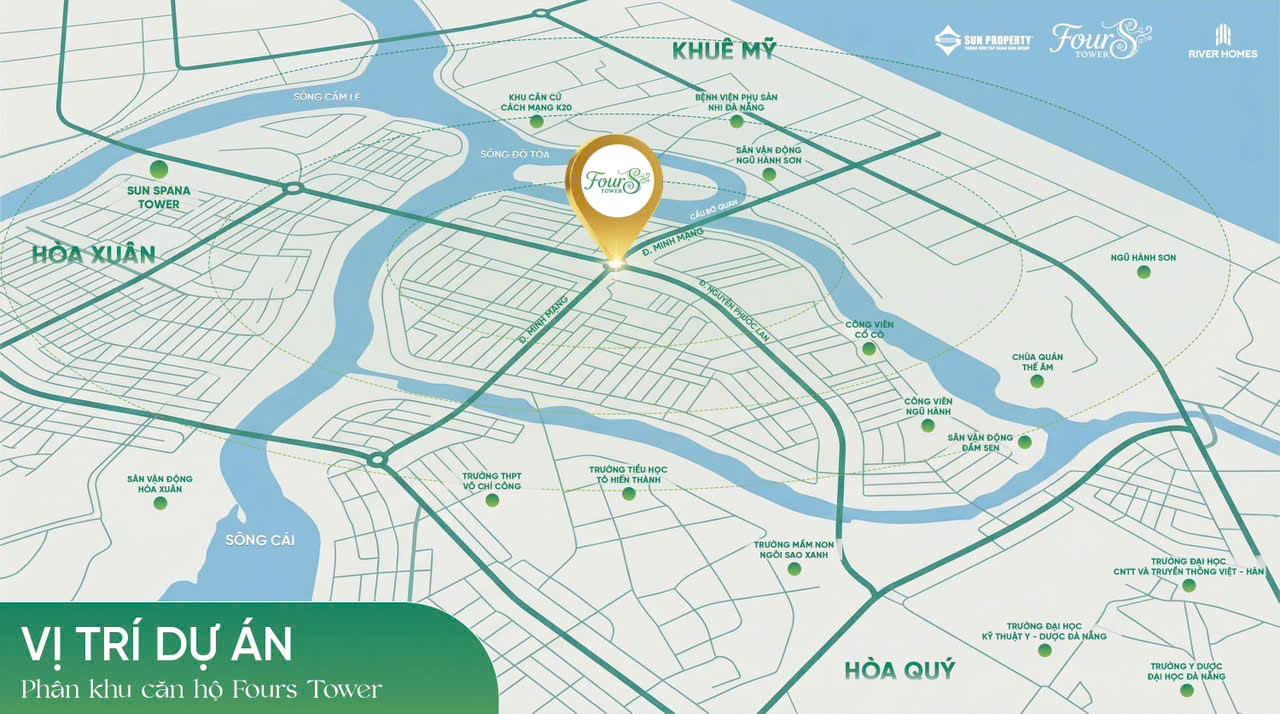 Vi Tri Sun Fours Tower Đà Nẵng
