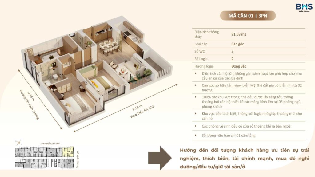 Căn hộ 1 PN
